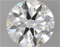 0.40 Carats, Round with Excellent Cut, E Color, IF Clarity and Certified by GIA