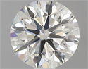 0.51 Carats, Round with Excellent Cut, J Color, VS1 Clarity and Certified by GIA