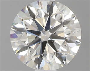 Picture of 0.51 Carats, Round with Excellent Cut, J Color, VS1 Clarity and Certified by GIA