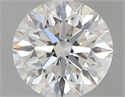 0.43 Carats, Round with Excellent Cut, F Color, VVS2 Clarity and Certified by GIA