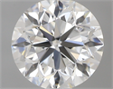 0.50 Carats, Round with Very Good Cut, E Color, VVS1 Clarity and Certified by GIA