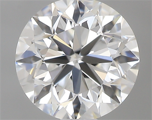 Picture of 0.50 Carats, Round with Very Good Cut, E Color, VVS1 Clarity and Certified by GIA