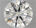 0.51 Carats, Round with Excellent Cut, J Color, VS1 Clarity and Certified by GIA