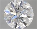 0.50 Carats, Round with Very Good Cut, D Color, IF Clarity and Certified by GIA