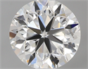 0.50 Carats, Round with Very Good Cut, F Color, IF Clarity and Certified by GIA