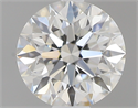 0.40 Carats, Round with Excellent Cut, F Color, VVS1 Clarity and Certified by GIA