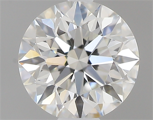 Picture of 0.40 Carats, Round with Excellent Cut, F Color, VVS1 Clarity and Certified by GIA