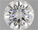 0.81 Carats, Round with Excellent Cut, F Color, VS1 Clarity and Certified by GIA