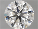 0.50 Carats, Round with Very Good Cut, H Color, VVS2 Clarity and Certified by GIA
