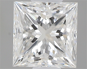 Picture of 0.43 Carats, Princess E Color, VVS1 Clarity and Certified by GIA
