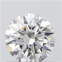 0.45 Carats, Round with Excellent Cut, I Color, VVS1 Clarity and Certified by GIA