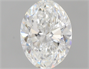 0.70 Carats, Oval E Color, VVS2 Clarity and Certified by GIA