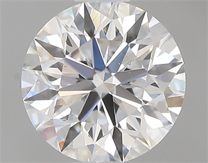Picture of 0.57 Carats, Round with Excellent Cut, D Color, VS2 Clarity and Certified by GIA