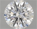 0.44 Carats, Round with Excellent Cut, G Color, VS1 Clarity and Certified by GIA