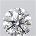 0.53 Carats, Round with Excellent Cut, D Color, VS1 Clarity and Certified by GIA
