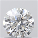 0.71 Carats, Round with Excellent Cut, D Color, VS2 Clarity and Certified by GIA