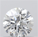 0.52 Carats, Round with Excellent Cut, F Color, VS1 Clarity and Certified by GIA