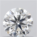 0.50 Carats, Round with Very Good Cut, F Color, VVS1 Clarity and Certified by GIA