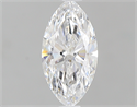 0.62 Carats, Marquise D Color, VS2 Clarity and Certified by GIA