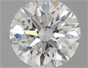 0.41 Carats, Round with Excellent Cut, H Color, VS1 Clarity and Certified by GIA