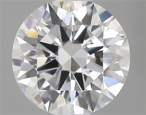 Picture of 0.50 Carats, Round with Excellent Cut, E Color, VVS1 Clarity and Certified by GIA