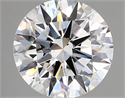 Lab Created Diamond 3.03 Carats, Round with excellent Cut, E Color, si1 Clarity and Certified by GIA