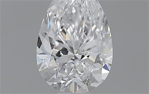 Picture of 0.50 Carats, Pear D Color, SI1 Clarity and Certified by GIA