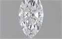 0.42 Carats, Marquise D Color, VVS1 Clarity and Certified by GIA
