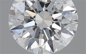 Picture of 0.57 Carats, Round with Excellent Cut, F Color, IF Clarity and Certified by GIA