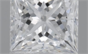 0.51 Carats, Princess D Color, VVS2 Clarity and Certified by GIA