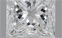 0.56 Carats, Princess G Color, VVS1 Clarity and Certified by GIA