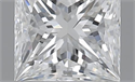 0.52 Carats, Princess F Color, VVS1 Clarity and Certified by GIA