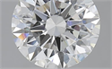 1.80 Carats, Round with Excellent Cut, H Color, VVS1 Clarity and Certified by GIA