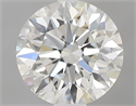 0.53 Carats, Round with Excellent Cut, G Color, VVS1 Clarity and Certified by GIA