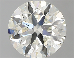 Picture of 0.70 Carats, Round with Excellent Cut, J Color, SI2 Clarity and Certified by GIA