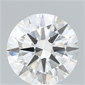Lab Created Diamond 6.04 Carats, Round with Excellent Cut, F Color, VS1 Clarity and Certified by IGI