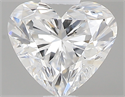 0.40 Carats, Heart E Color, VS1 Clarity and Certified by GIA