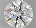 0.74 Carats, Round with Excellent Cut, G Color, VS2 Clarity and Certified by GIA