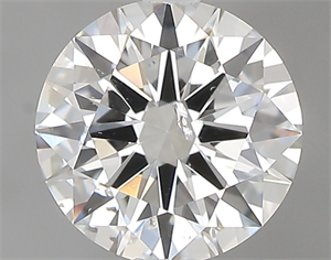 Picture of 0.70 Carats, Round with Excellent Cut, F Color, SI2 Clarity and Certified by GIA