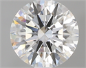 0.77 Carats, Round with Excellent Cut, F Color, VS1 Clarity and Certified by GIA