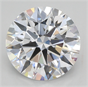 Del inventario de diamantes de laboratorio, 2.28 quilates, Redondo , Color D, claridad vvs2 y certificado IGI
