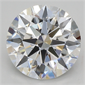 Del inventario de diamantes de laboratorio, 2.19 quilates, Redondo , Color F, claridad vs1 y certificado IGI