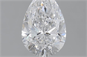 1.50 Carats, Pear D Color, SI2 Clarity and Certified by GIA