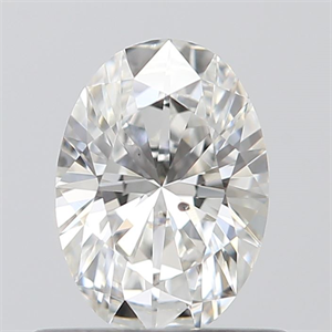 Picture of 0.53 Carats, Oval E Color, SI2 Clarity and Certified by GIA
