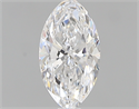 0.40 Carats, Marquise D Color, VS2 Clarity and Certified by GIA