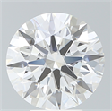 Lab Created Diamond 5.07 Carats, Round with Ideal Cut, E Color, VS1 Clarity and Certified by IGI