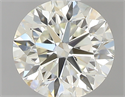0.70 Carats, Round with Very Good Cut, K Color, VVS2 Clarity and Certified by GIA