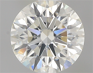 Picture of 0.50 Carats, Round with Excellent Cut, I Color, VVS2 Clarity and Certified by GIA