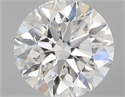 0.50 Carats, Round with Excellent Cut, D Color, VS1 Clarity and Certified by GIA