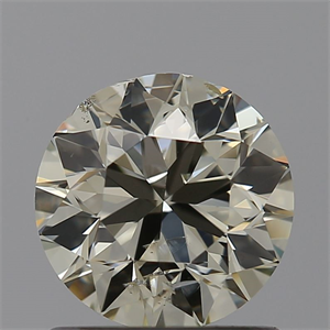 Picture of 1.00 Carats, Round with Very Good Cut, N Color, I1 Clarity and Certified by GIA